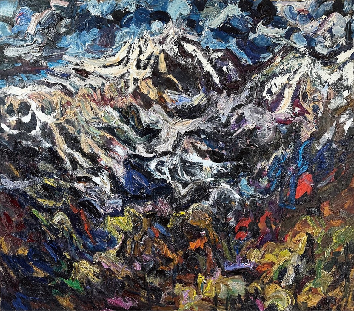 <h2>高山仰止</h2><p>作者：王彦文</p><p>创作年代：2023年</p><p>规格：116cm×130cm</p><p>品类：油画</p>